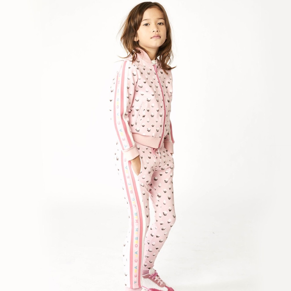 Marc Jacobs Kids size 10/12 seashell print track jacket pants set